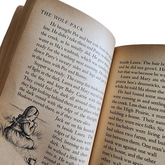 Vintage Nonfiction Books, Little House on the Prairie Paperback Story Book - Picture 5 of 5